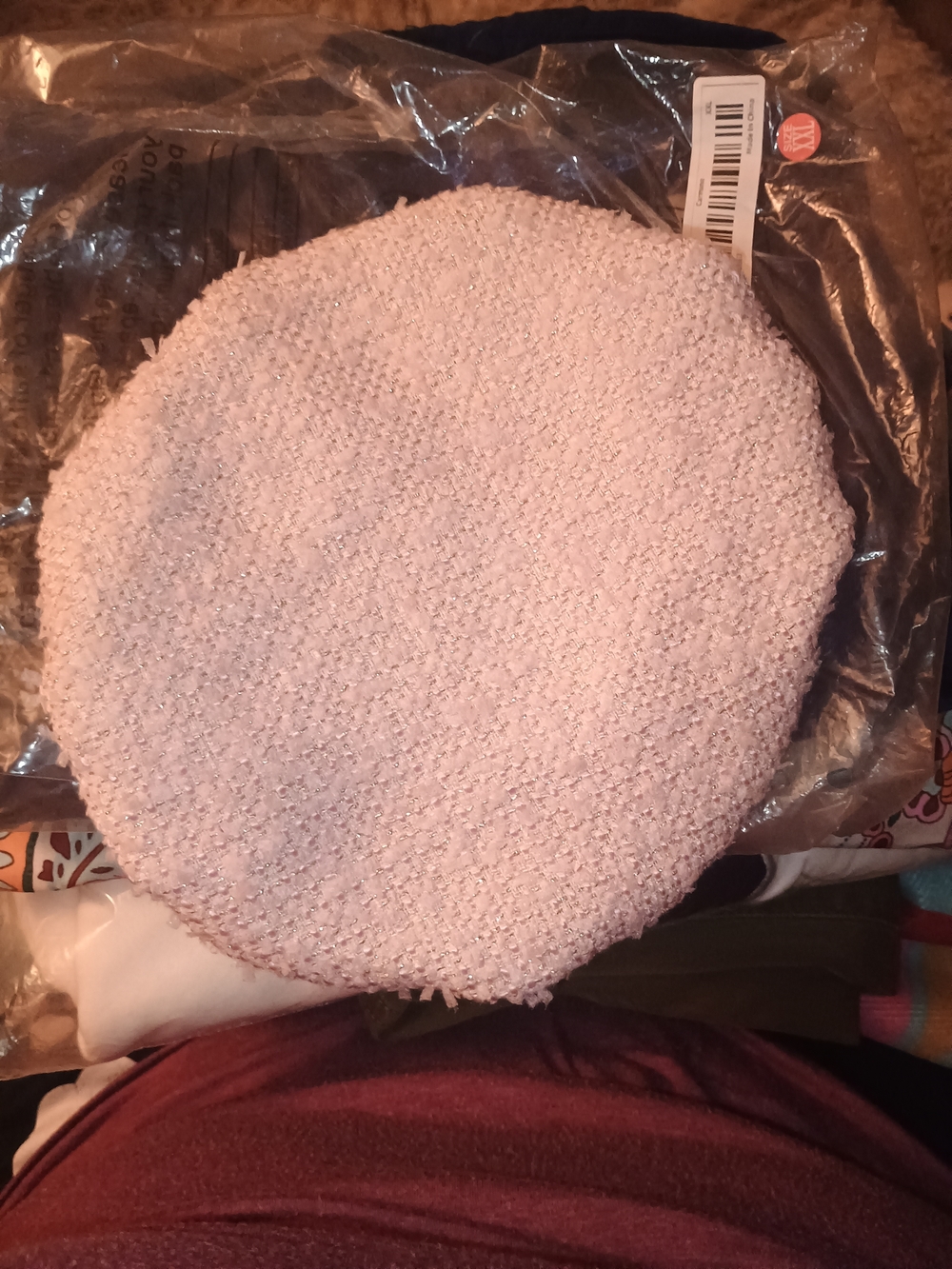 Baby's Pink Textured Beret